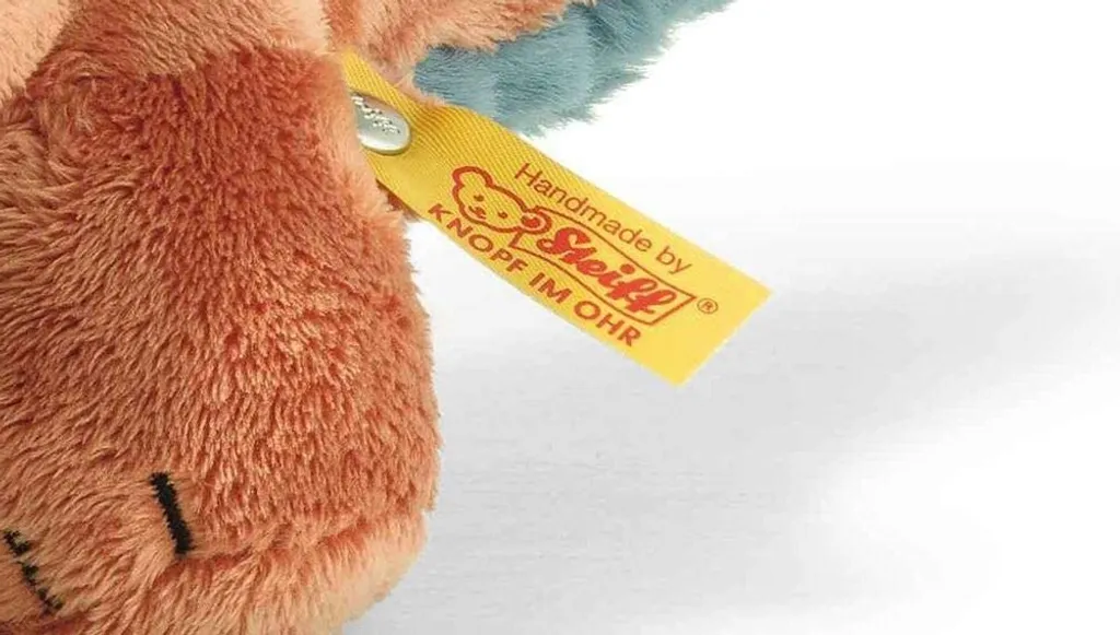 Steiff Bronko Brontosaurus 28 Dunkelorange/petr 087837 9 Steiff Bronko Brontosaurus 28 Dunkelorange/petr 087837 – Bild 7