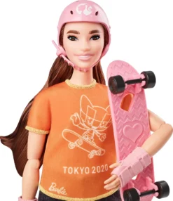 Barbie Berufe Sport Skateboarder Puppe, Geschenk Und Spielzeug Ab 3 Jahren -Kinderspielzeug Rabatte 021d0b0cf8b2a6462ecd549fd59fa654