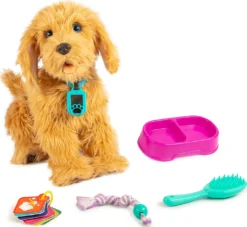 JOY TOY Spielwaren Moji, Der Große Interaktive Labradoodle-Welpe 35 Cm Kuscheltiere Teddies & Plüschfiguren HK22