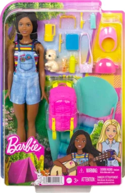Barbie "It Takes Two Camping" Set Inkl. Brooklyn Puppe, Hund & Zubehör -Kinderspielzeug Rabatte 028d2876a61b56f258315c409276cb1f