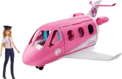 Barbie Reise Traumflugzeug Verwandelbares Spielset Mit Puppe Und Mehr Als 15 Reisebezogenen Zubehörteilen