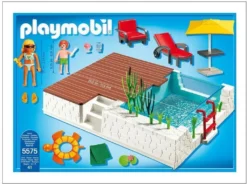 PLAYMOBIL 5575 City Life Einbau-Swimmingpool -Kinderspielzeug Rabatte 037876a51b2bb73088855a3b3b67fc57