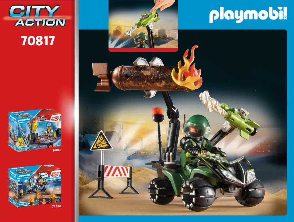 PLAYMOBIL City Action 70817 Starter Pack Polizei: Gefahrentraining 6 PLAYMOBIL City Action 70817 Starter Pack Polizei: Gefahrentraining – Bild 4
