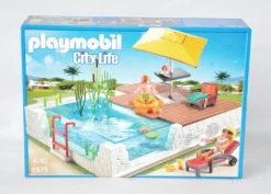 PLAYMOBIL 5575 City Life Einbau-Swimmingpool -Kinderspielzeug Rabatte 07d367f772eaf1baf31f9585f091bf33