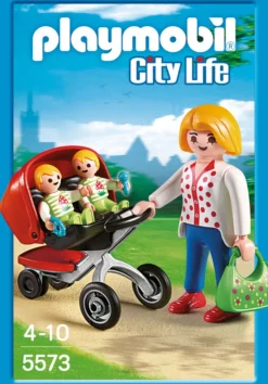 PLAYMOBIL City Life 5573 Zwillingskinderwagen -Kinderspielzeug Rabatte 07fa48152328f593713ce2bff308cc43