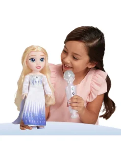 Disney Jakks Pacific Spielwaren Die Eiskönigin 2 - Sing Mit Mir" Elsa Puppe 35 Cm, Inkl. Mikrofon Licht Und Sound Stehpuppen Puppen Großpuppen" -Kinderspielzeug Rabatte 0868c4090d02954e0e9bbdfe76e461f6
