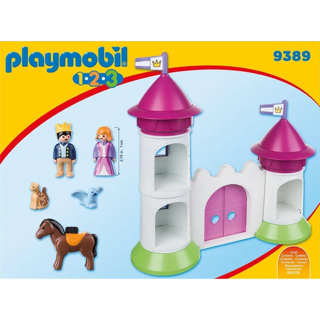 PLAYMOBIL 9389 Schlösschen Mit Stapelturm 4 PLAYMOBIL 9389 Schlösschen Mit Stapelturm – Bild 2