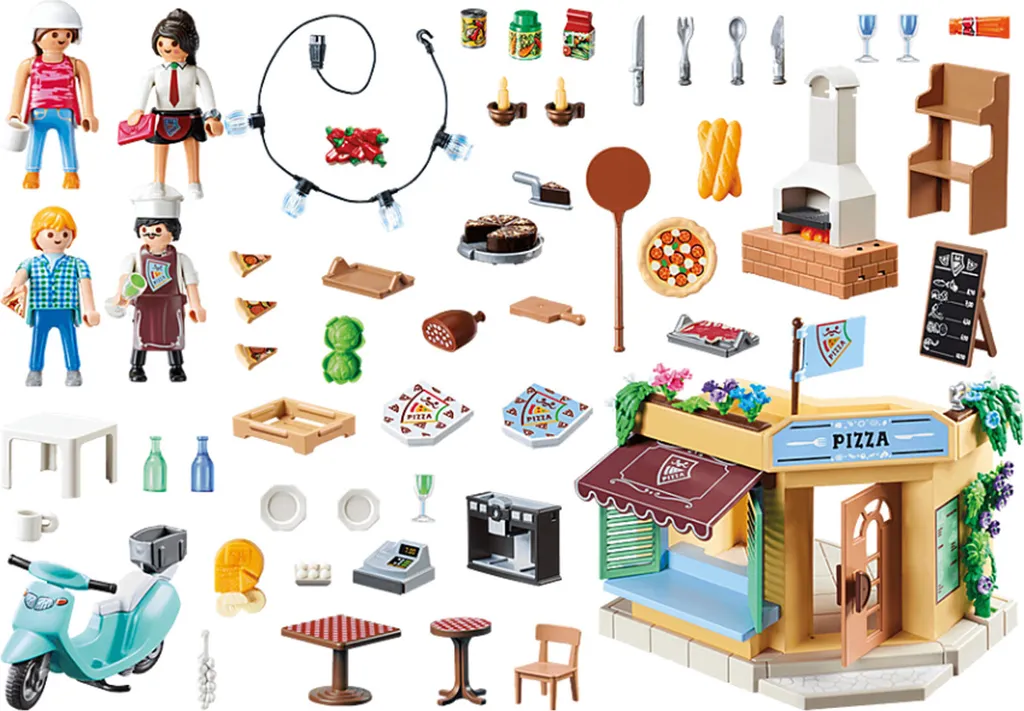 PLAYMOBIL 70336 City Life Pizzeria Mit Gartenrestaurant 9 PLAYMOBIL 70336 City Life Pizzeria Mit Gartenrestaurant – Bild 7