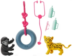 Barbie Ken Wild-Tierarzt Spielset Puppe (blond) Mit Leopard Und Affe, Anziehpuppe -Kinderspielzeug Rabatte 1220844d50dd4b755cd10a3e23367159
