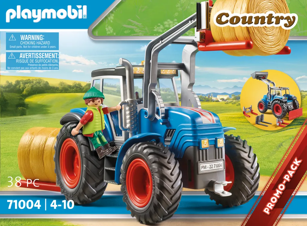 PLAYMOBIL Country 71004 Großer Traktor Mit Zubehör 5 PLAYMOBIL Country 71004 Großer Traktor Mit Zubehör – Bild 3