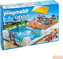PLAYMOBIL 5575 City Life Einbau-Swimmingpool -Kinderspielzeug Rabatte 164cf035acde7a95a4f037a2b56cb44b