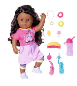 Zapf Creation BABY Born Schwester Mit Braunen Augen 43cm