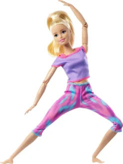 Barbie Made To Move Puppe (blond) Im Lila Yoga Outfit -Kinderspielzeug Rabatte 19bbca14bbf2ca29d06242dd7606da4f