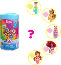 Barbie Color Reveal Puppe Meerjungfrau, Chelsea Farbwechsel, Anziehpuppe -Kinderspielzeug Rabatte 1c189c2db01e760a854e5ce8b00e03a2