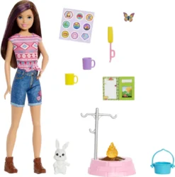Barbie It Takes Two! Camping' Spielset Mit Skipper Puppe Und Häschen & Zubehör, 3 Bis 7 Jahre -Kinderspielzeug Rabatte 1d3f4f1f4bc45fa22dbdb97ba056615d