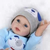 22inch 55cm Reborn Toddler Baby Doll Boy Silicone Body Boneca With Clothes Blue Eyes Lifelike Cute Gifts Toy Blue Dog 1 22inch 55cm Reborn Toddler Baby Doll Boy Silicone Body Boneca With Clothes Blue Eyes Lifelike Cute Gifts Toy Blue Dog -Kinderspielzeug Rabatte 1edddeeb264ba55f43f70c8d3029105f