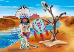 PLAYMOBIL Indianerhäuptling, 70062 -Kinderspielzeug Rabatte 1fa1c73a7134deb14b4e76f4f301b21b