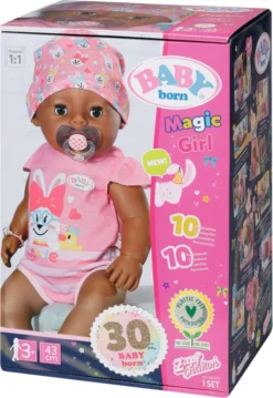 Zapf Creation BABY Born Magic Girl Brown Eyes 43 Cm -Kinderspielzeug Rabatte 1fb73bb80a5b72d1c520270ccbfb699c