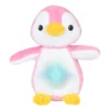 Pinguin Kuscheltier Einschlaftier Baby Einschlafhilfe Mit Licht Melodien Rosa WinFun -Kinderspielzeug Rabatte 2073d2db988597d161d482dd2e36d523