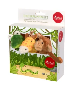 Sigikid FINGERPUPPE-SET DSCH DSCHUNGEL DSCHUNGEL