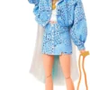 Barbie Extra Puppe Mit Hellblauem Rock & Jacke (blond)