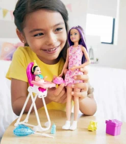 Barbie Skipper Babysitter Puppe, Geburtstag-Spielset Mit Farbwechsel -Kinderspielzeug Rabatte 22b642486276f0b406c7a6f508c2db39