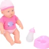 My Baby & Me Baby Puppe - Mit Flasche Und Töpfchen - Pipi-Puppe - Polyester - Rosa -Kinderspielzeug Rabatte 23d0fb64ea42fbf5c606ff5dc7c7e54d
