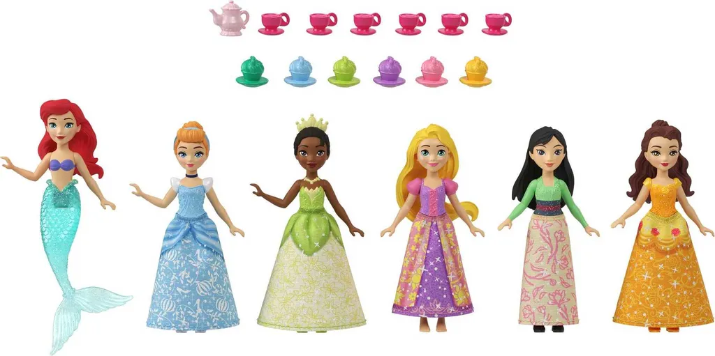 Disney Princess-Spielzeug, 6 Kleine Puppen Mit Accessoires 10 Disney Princess-Spielzeug, 6 Kleine Puppen Mit Accessoires – Bild 8