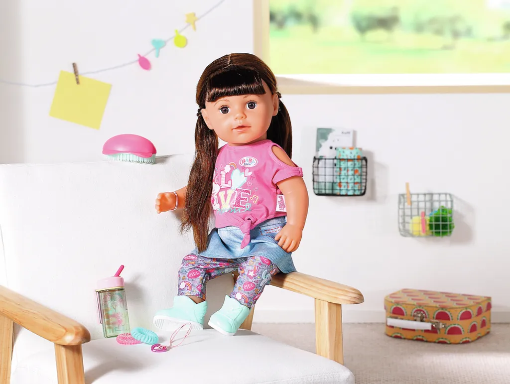 Zapf Creation Zapf 827185 BABY Born Soft Touch Sister Brünett 43 Cm 5 Zapf Creation Zapf 827185 BABY Born Soft Touch Sister Brünett 43 Cm – Bild 3