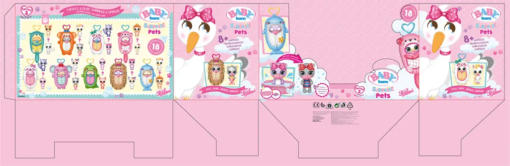 Zapf Creation 904466 BABY Born Surprise Pets 3 - Kleine Tiere, Mit Kokon, Anhänger, Schnuller, Geburtszertifikat, Mit Farbwechsel-Überraschung, Charakter Nicht Frei Wählbar, 1 Stück 15 Zapf Creation 904466 BABY Born Surprise Pets 3 - Kleine Tiere, Mit Kokon, Anhänger, Schnuller, Geburtszertifikat, Mit Farbwechsel-Überraschung, Charakter Nicht Frei Wählbar, 1 Stück – Bild 13