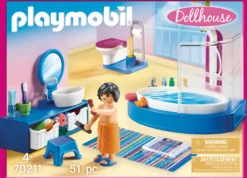 PLAYMOBIL Dollhouse 70211 Badezimmer -Kinderspielzeug Rabatte 2542e45bdaa2376aea92ff45b9c84d0a
