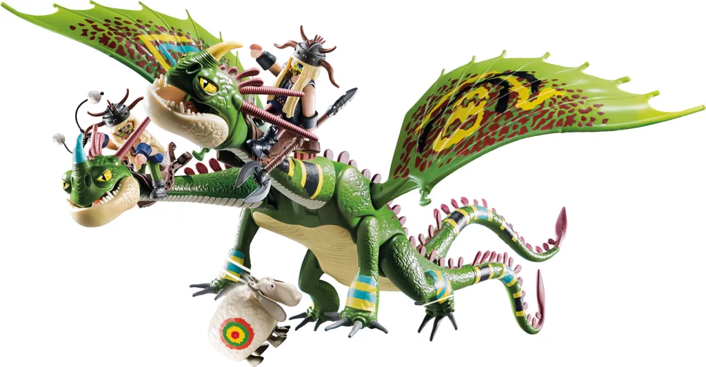 PLAYMOBIL Dragons 70730 Dragon Racing: Raffnuss Und Taffnuss Mit Kotz Und Würg 4 PLAYMOBIL Dragons 70730 Dragon Racing: Raffnuss Und Taffnuss Mit Kotz Und Würg – Bild 2