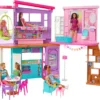 Barbie Malibu Ferien-Haus (klappbar), Puppenhaus Inkl. Möbel & Zubehör -Kinderspielzeug Rabatte 26b4468f08177116c0a8777797cb0fc5
