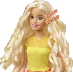 Barbie Locken-Style Puppe (blond) -Kinderspielzeug Rabatte 26c259e2c1f0cac4fd65143218932b5d