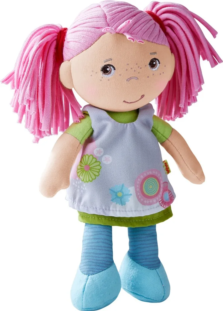 HABA Puppe Beatrice, Stoffpuppe, Kuschelpuppe, Plüschpuppe, Ab 6 Monaten, 20 Cm, 306204 4 HABA Puppe Beatrice, Stoffpuppe, Kuschelpuppe, Plüschpuppe, Ab 6 Monaten, 20 Cm, 306204 – Bild 2