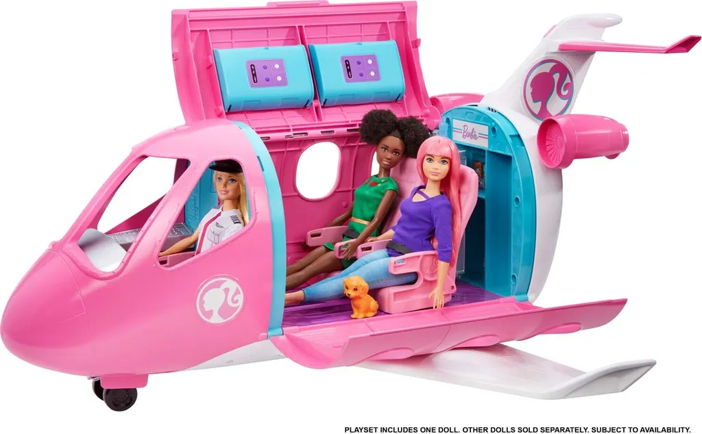 Barbie Reise Traumflugzeug Verwandelbares Spielset Mit Puppe Und Mehr Als 15 Reisebezogenen Zubehörteilen 11 Barbie Reise Traumflugzeug Verwandelbares Spielset Mit Puppe Und Mehr Als 15 Reisebezogenen Zubehörteilen – Bild 9