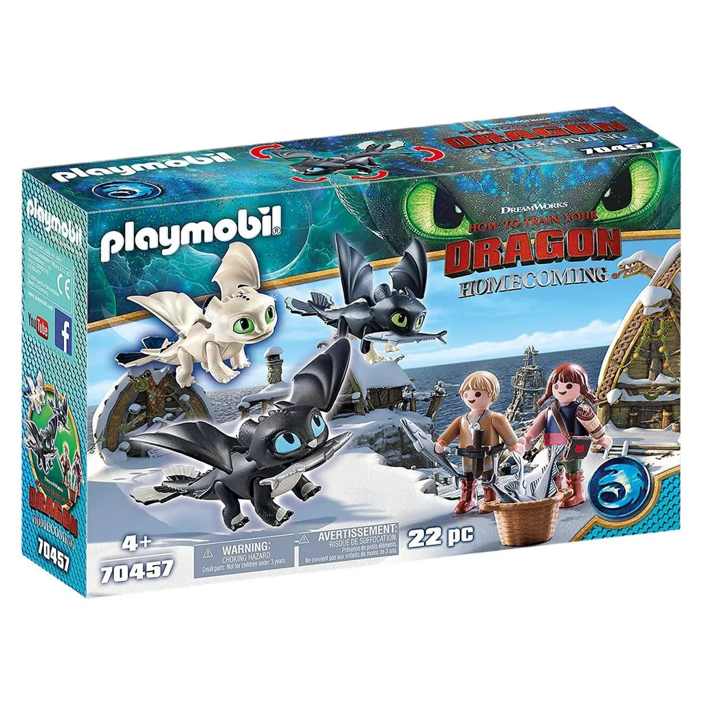 PLAYMOBIL® 70457 - DreamWorks - Dragons - Wikingerkinder Mit Babydrachen 3 PLAYMOBIL® 70457 - DreamWorks - Dragons - Wikingerkinder Mit Babydrachen