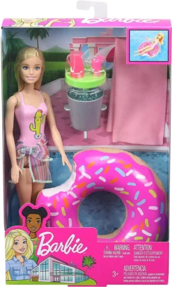 Mattel GHT20 Barbie Puppe Spielset Mit Donut-Schwimmring, Tisch Und Mehr 12 Mattel GHT20 Barbie Puppe Spielset Mit Donut-Schwimmring, Tisch Und Mehr -Kinderspielzeug Rabatte 2ded2bbaf0c0418beabb5e864d47814e