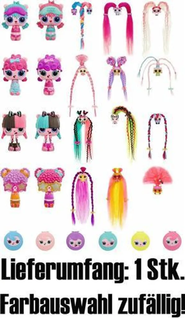 MGA Entertainment 562672E7C Pop Pop Hair Surprise 3-in-1 Pops Series 1 - Sortiert 15 MGA Entertainment 562672E7C Pop Pop Hair Surprise 3-in-1 Pops Series 1 - Sortiert – Bild 13