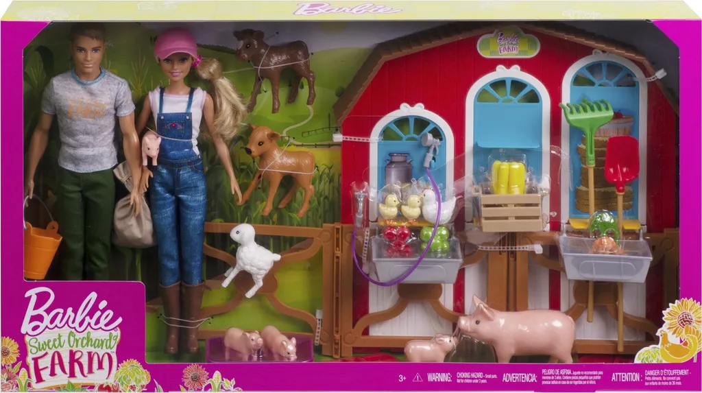 Barbie "Spaß Auf Dem Bauernhof" Spielset Mit Zwei Puppen 3 Barbie "Spaß Auf Dem Bauernhof" Spielset Mit Zwei Puppen