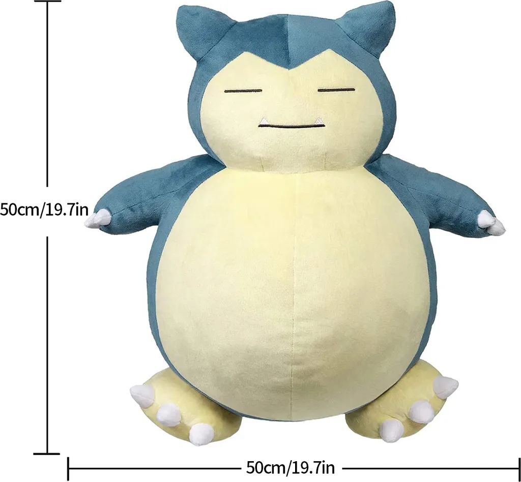 50cm Großes Snorlax Plüsch-Spielzeug,Pokemon Kissen Kollektion, Stofftiere Plüschtier, Pokemon Plushies 7 50cm Großes Snorlax Plüsch-Spielzeug,Pokemon Kissen Kollektion, Stofftiere Plüschtier, Pokemon Plushies – Bild 5
