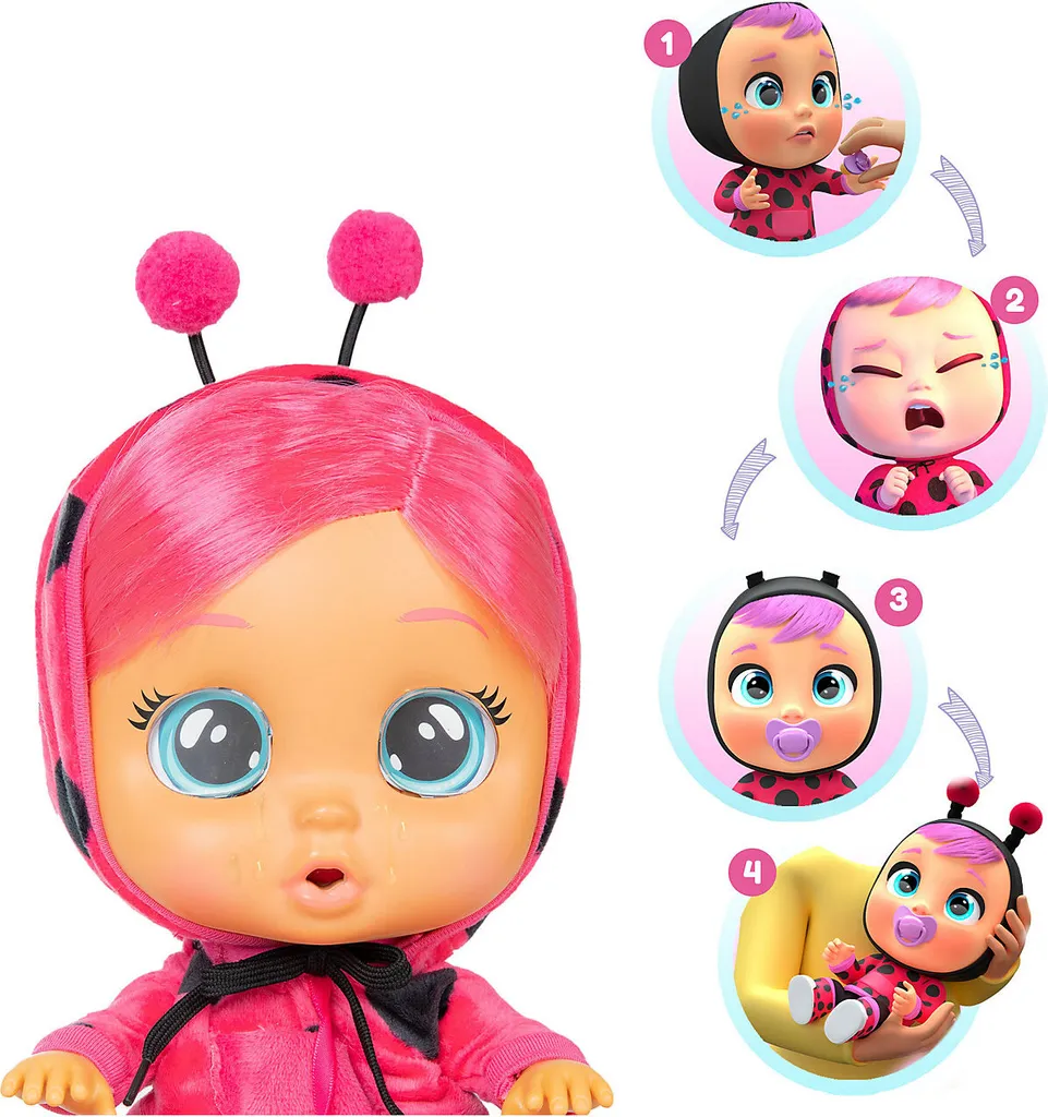 IMC Toys Spielwaren Cry Babies Dressy Lady Babypuppen Puppen Babypuppen 7 IMC Toys Spielwaren Cry Babies Dressy Lady Babypuppen Puppen Babypuppen – Bild 5