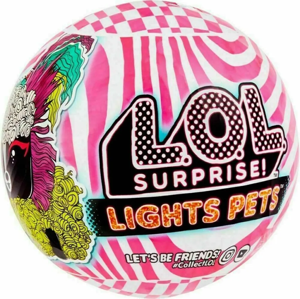 L.O.L. Surprise! Lights Pets With Real Hair & 9 Surprises Including Black Light 3 L.O.L. Surprise! Lights Pets With Real Hair & 9 Surprises Including Black Light
