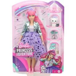 Barbie Prinzessinnen Abenteuer Daisy Puppe (rosa Haare) Mit Hündchen, Anziehpuppe -Kinderspielzeug Rabatte 36158bfe18b6ea1ee8d4df05089588ef