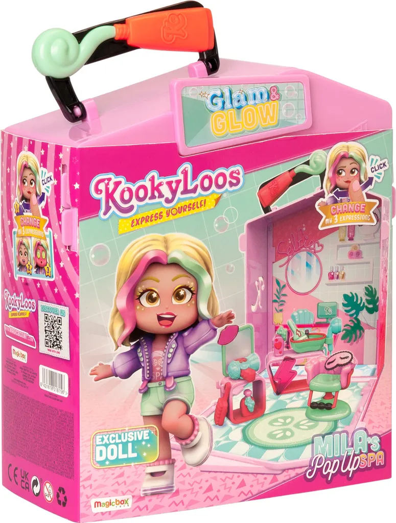 Kookyloos Mila's Pop Up Spa Spielset Zauberkasten Mini Puppe Spielfigur 3 Kookyloos Mila's Pop Up Spa Spielset Zauberkasten Mini Puppe Spielfigur