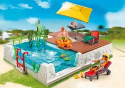 PLAYMOBIL 5575 City Life Einbau-Swimmingpool -Kinderspielzeug Rabatte 36a045416e35f3d3de0c92a143e60159
