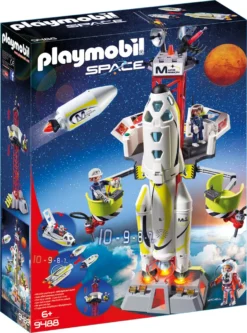 PLAYMOBIL 9488 Mars-Rakete Mit Startrampe