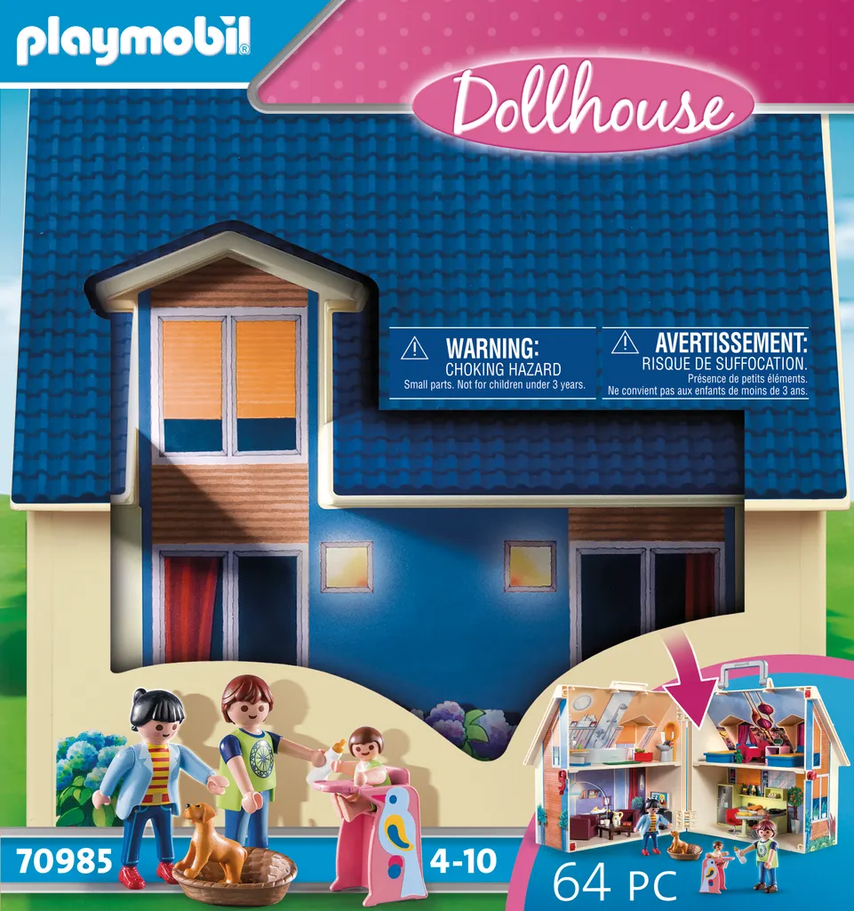 PLAYMOBIL Dollhouse 70985 Mitnehm-Puppenhaus 5 PLAYMOBIL Dollhouse 70985 Mitnehm-Puppenhaus – Bild 3