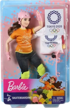 Barbie Berufe Sport Skateboarder Puppe, Geschenk Und Spielzeug Ab 3 Jahren -Kinderspielzeug Rabatte 3734655978882d5611673344df8d01fc