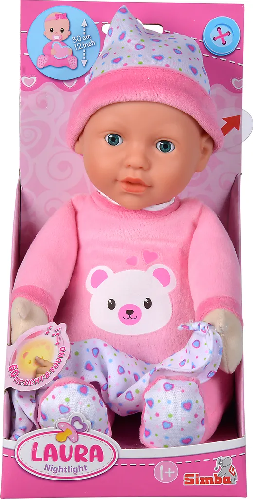 SIMBA TOYs Simba 105140002 - Laura Nachtlicht, Weichkörperpuppe Mit Licht Und Melodie 3 SIMBA TOYs Simba 105140002 - Laura Nachtlicht, Weichkörperpuppe Mit Licht Und Melodie